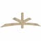 Ekena Millwork Alberta Rough Sawn Timber Gable Bracket, Douglas Fir, 96"W x 24"H x 2"D x 4"F, 6/12 Pitch GBW096X24X0204ALB00RDF - alternate 4